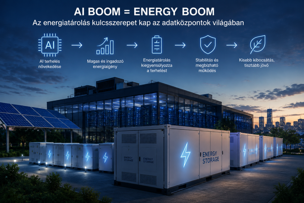 Az AI-forradalom új mellékhatása: az energiatárolás aranykora jöhet